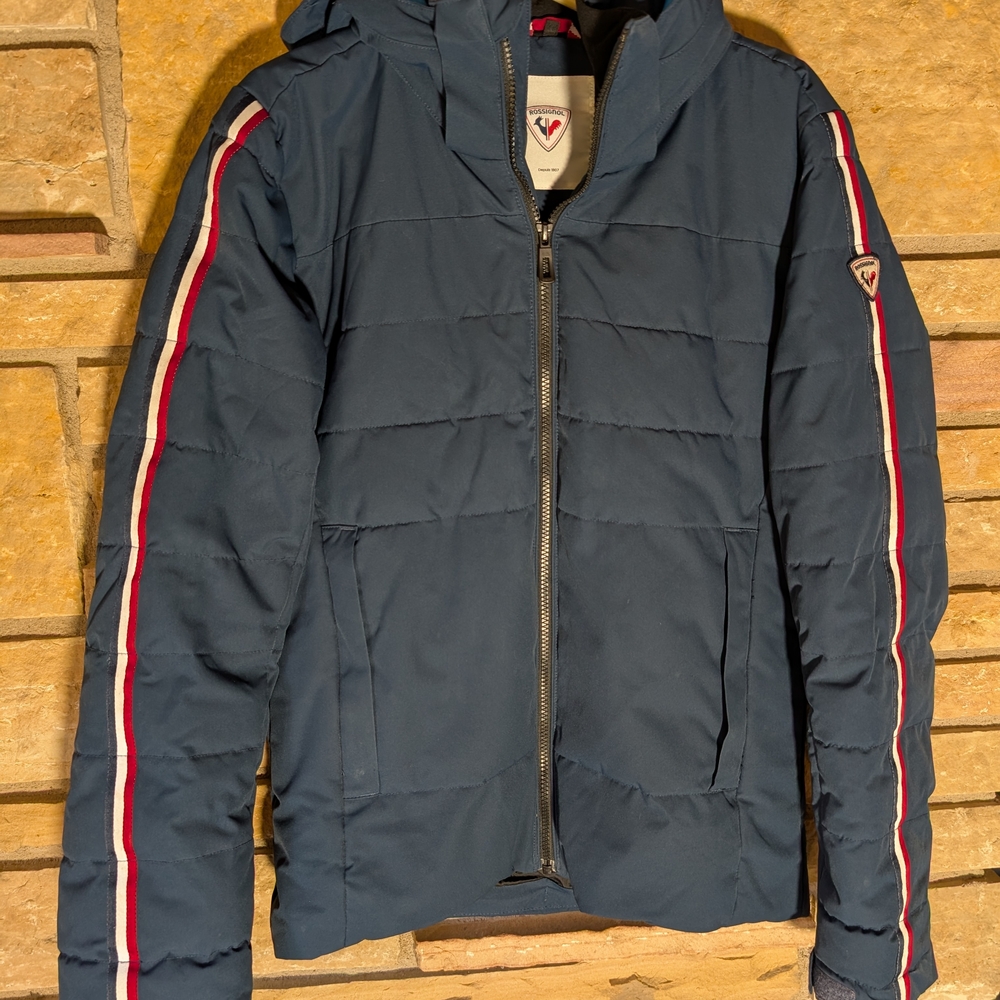 Rossignol Blue Jacket with Red and White Logo